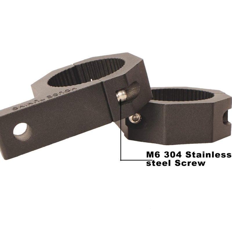 HOUSE TUNING Roll Bar Clamps - 2.5 inch Clamp Bracket, Led Light Mount, Roll Bar Mounting Brackets (Pack 4) - Image 3